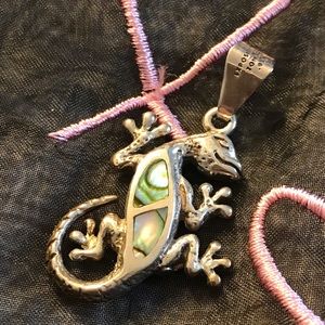 🌟 Gecko silver 950 pendant